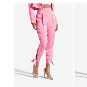 Tie Hem Party Trousers